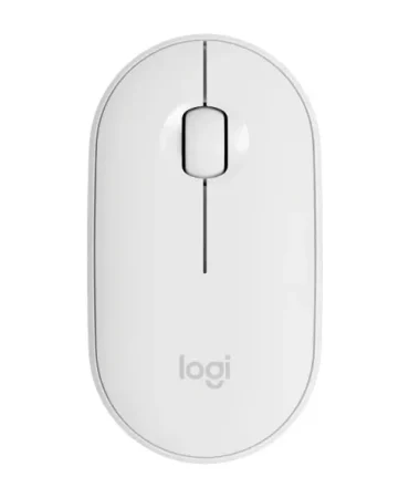 Logitech M350 Pebble Bluetooth Mouse – Off-White