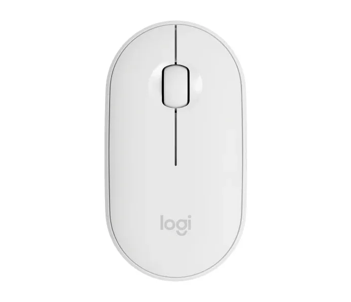 Logitech M350 Pebble Bluetooth Mouse – Off-White