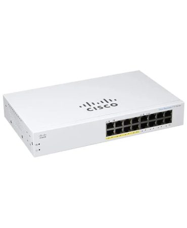 Cisco CBS110 Unmanaged Switch 16-port GE, Partial PoE CBS110-16PP-EU