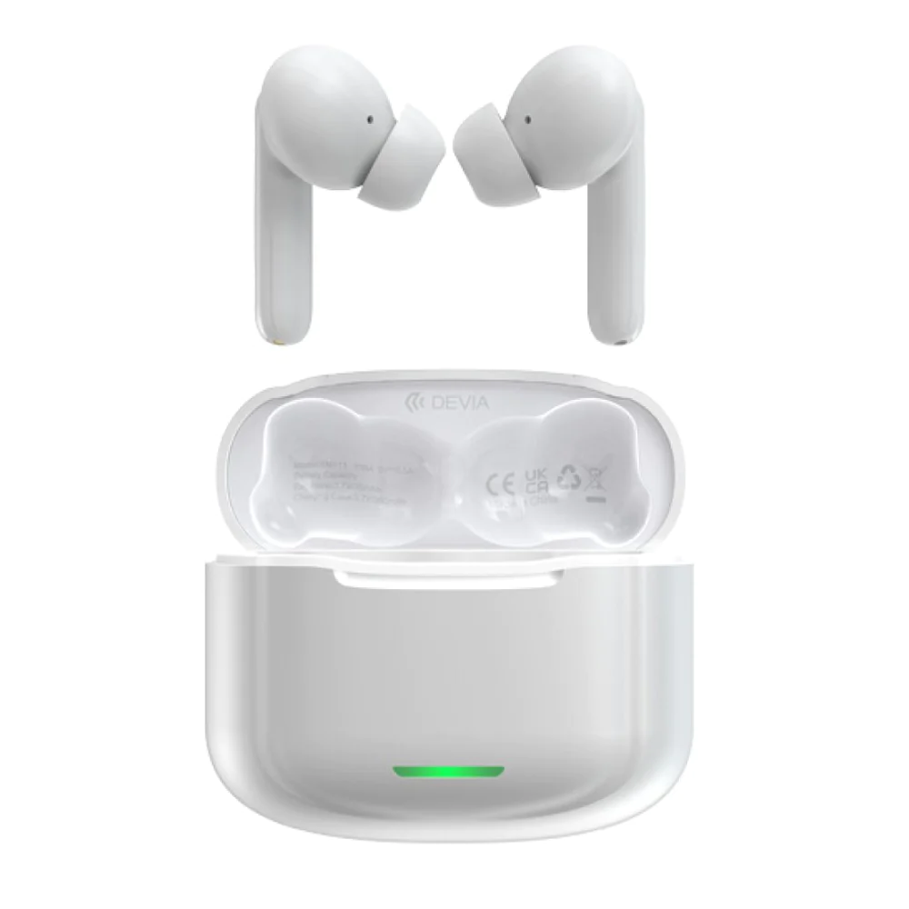 Devia Star Series ANC-E1 TWS Earbuds - White - Image 5
