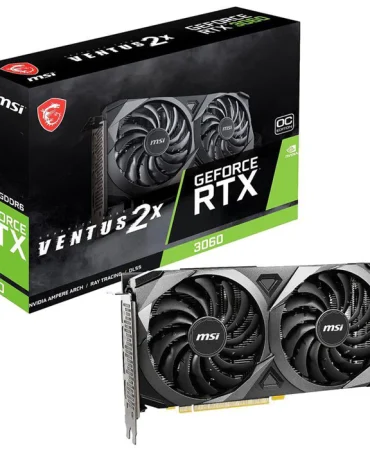 MSI GeForce RTX 3060 VENTUS 2X OC 12GB GDDR6 Graphics Card