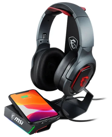 MSI IMMERSE HS01 COMBO Gaming Headset Stand + Wireless Charger