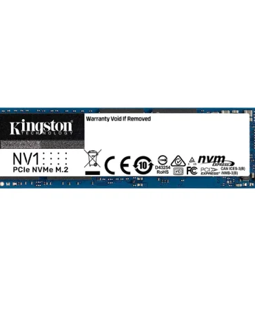 كينغستون NV1 1 تيرابايت NVMe PCIe M.2 SSD[description]: <ul><li><strong>العلامة التجارية:</strong> كينغستون</li><li><strong>السلسلة:</strong> NV1</li><li><strong>النوع: </strong>M.2</li><li><strong>السعة:</strong> 1 تيرابايت</li><li><strong>سرعة القراءة المتتالية: </strong>تصل إلى 2100 ميجابايت/ثانية</li><li><strong>سرعة الكتابة المتتالية:</strong> تصل إلى 1700 ميجابايت/ثانية</li><li><strong>الأبعاد:</strong> 22 × 80 × 2.1 ملم</li><li><strong>متوافق مع: </strong>أجهزة الكمبيوتر المكتبية & المحمولة</li><li><strong>الضمان:</strong> سنة واحدة مع ضمان الوكيل المعتمد</li></ul>[categories]: ["مكونات الكمبيوتر","أجهزة الكمبيوتر & المحمولة","محركات الأقراص ذات الحالة الصلبة (SSD)"]