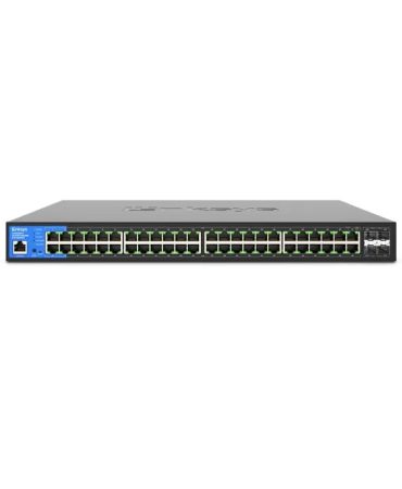 Linksys 48 port Gigabit (48 POE – 740 W)+4 X 10G SFP Managed Switch / LGS352MPC