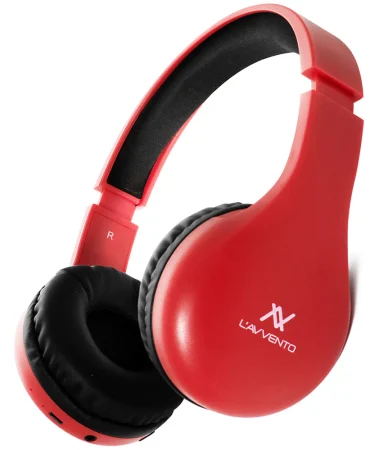 Lavvento HP11R Bluetooth Headphone - Red