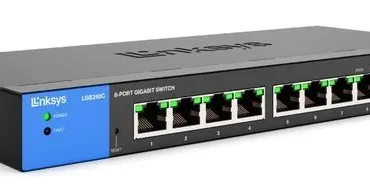 Linksys LGS310C 8-Port Managed Gigabit Ethernet Switch with 2 1G SFP Uplinks