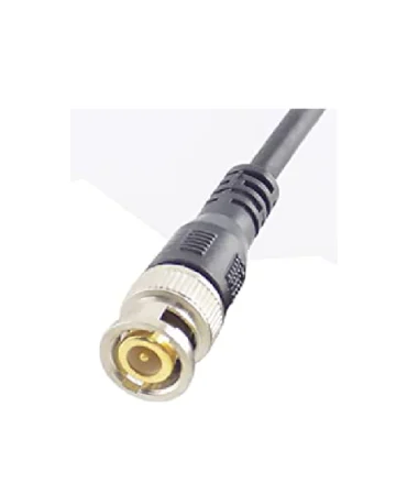 BNC Male Connector 5 pieces - 15CM DC Power Cable Line BNC Connectors Wire For CCTV Camera Security System - Black