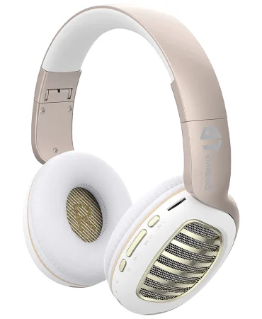 ST-Standard Bluetooth Headphone ST-607 - White X Gold