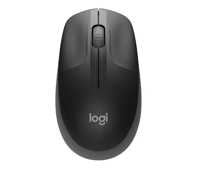 Logitech M190 Full Size Wireless Mouse – Charcoal