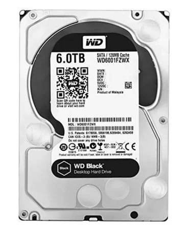 Western Digital Black 6TB 3.5 Inch Internal Hard Drive