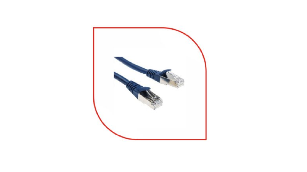 ProLink CAT6A S/FTP Patch cord,1m,LSZH Blue