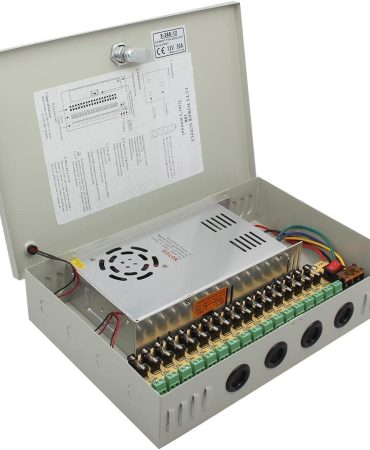 CCTV Power Supply 12v 30a with Rack 18ch
